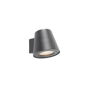 Moderna vanjska zidna svjetiljka crna IP44 - Skittle