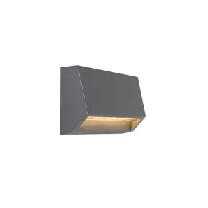 Moderna vanjska zidna svjetiljka tamno siva uklj. LED IP65 - Sandstone 2