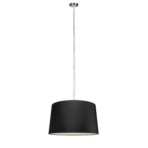 Moderna viseća svjetiljka čelik s nijansom 45 cm crne - Cappo 1