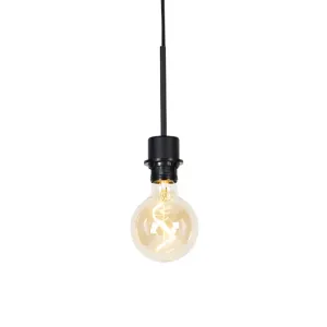 Moderna viseća svjetiljka crna bez sjene - Combi 1