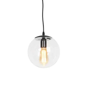Moderna viseća svjetiljka prozirna 20 cm - Pallon