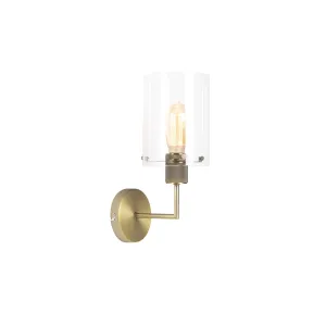 Moderna zidna svjetiljka brončana sa staklom - Kupola