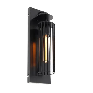 Moderna zidna svjetiljka crna - Balenco Wazo