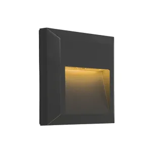 Moderna zidna svjetiljka tamno siva s LED - dragulj 2