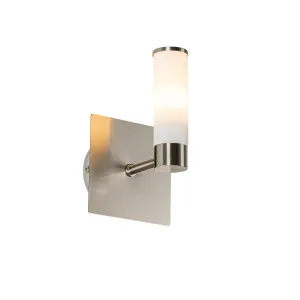 Moderna kupaonska zidna svjetiljka čelik IP44 - Kada