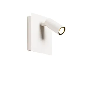 Moderna vanjska zidna svjetiljka bijela uklj. LED IP54 - Simon