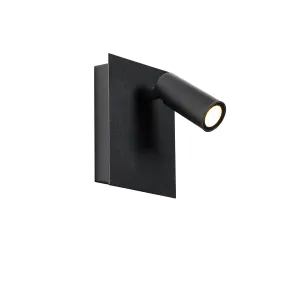 Moderna vanjska zidna svjetiljka crna uklj. LED IP54 - Simon