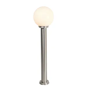 Moderni vanjski stup svjetiljke čelik nehrđajući čelik 100 cm - Sfera