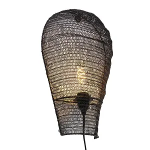 Orijentalna zidna lampa crna 45 cm - Nidum