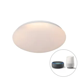 Pametna moderna stropna svjetiljka bijela 38 cm, uključujući LED i RGB - Iene