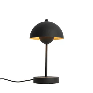Retro stolna lampa crna sa zlatom - Magnax Mini