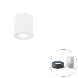 Smart kupaonski reflektor bijeli okrugli IP44 uklj. Wifi GU10 - Capa