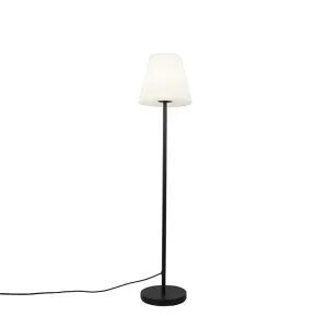 Vanjska podna svjetiljka crna s bijelom hladom 35 cm IP65 - Virginia