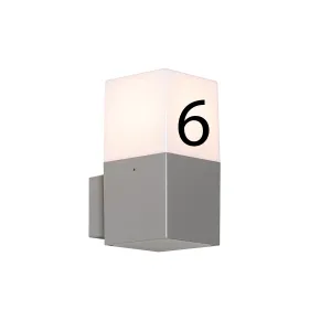 Vanjska zidna svjetiljka s kućnim brojem - Danska