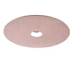 Velur ravni sjenilo ružičasti sa zlatom 45 cm