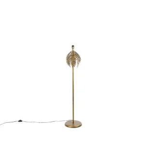 Vintage podna svjetiljka zlatna - Botanica