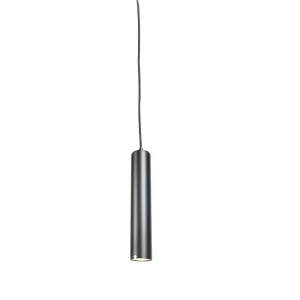 Viseća svjetiljka pametnog dizajna crna, uključujući izvor svjetlosti WiFi GU10 - Tuba Small