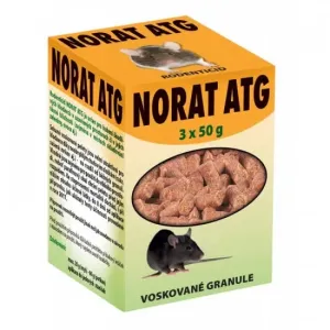 Deratizační nástraha na hlodavce, PelGar NORAT ATG, granule, balení 3 x 50 g