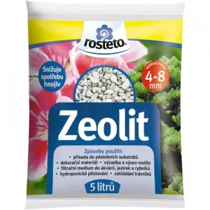 Zeolit Rosteto, velikost 4 - 8 mm, balení 5 l