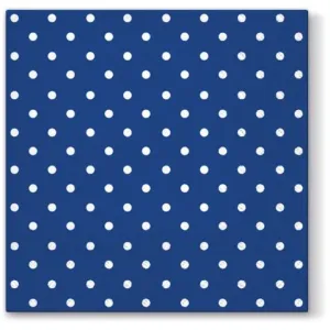 Salveta za dekupaž Blue Dots - 1 kom (Salvete za dekupaž)