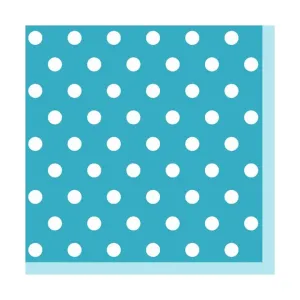 Salvete za dekupaž - Plava sa točkicama - 1 komad (salvete za)
