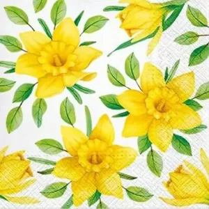 Salvete za dekupaž Yellow Daffodils - 1 komad (salvete za)