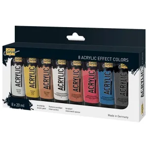Akrilna boja Solo Goya Effect / set 8 x 20 ml (akrilne boje)