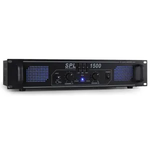 Skytec SPL1500 Watt DJ PA pojačalo EQ Hi-Fi Audio Amp