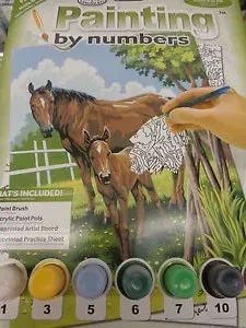 Kreativni set za slikanje - Konj i ždrijebe  (set za slikanje)