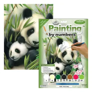 Kreativni set za slikanje - Panda s mladunčetom  (set za)