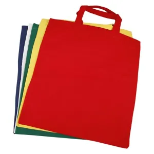 Pamučna torba za kupovinu - obojena - 5 komada (torba u boji)