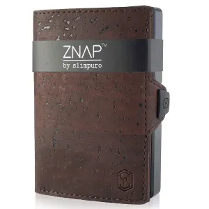 Slimpuro ZNAP, tanki novčanik, 8 kartica, pretinac za kovanice, 8,9 × 1,5 × 6,3 cm (Š × V × D), RFID zaštita #4373
