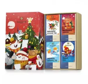 Sada BIO čajů, Sonnentor Kouzelné Vánoce, dárková kazeta, 4 ks