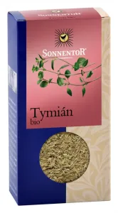 BIO koření, Sonnentor Tymián drhnutý, Thymus vulgaris, krabička, 20 g