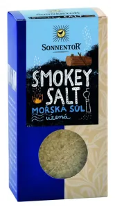 BIO mořská sůl uzená, Sonnentor Smokey Salt, krabička, 150 g
