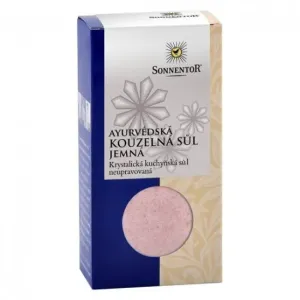 BIO růžová sůl, Sonnentor Ayurvédská kouzelná sůl jemná, krabička, 150 g