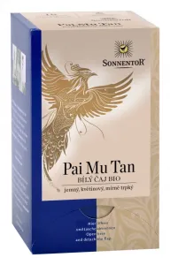 BIO bílý čaj, Sonnentor Noblesní Pai Mu Tan, porcovaný, 18 sáčků
