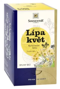 BIO bylinný čaj, Sonnentor Lípa květ, Tilia spp., porcovaný, 18 sáčků