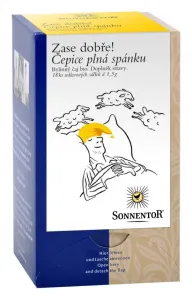 BIO bylinný čaj, Sonnentor Zase dobře - Čepice plná spánku, porcovaný, 18 sáčků