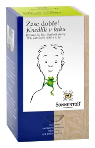 BIO bylinný čaj, Sonnentor Zase dobře - Knedlík v krku, porcovaný, 18 sáčků