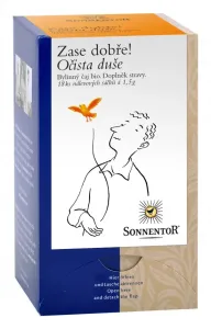 BIO bylinný čaj, Sonnentor Zase dobře - Očista duše, porcovaný, 18 sáčků