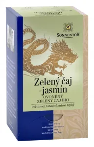 BIO zelený čaj, Sonnentor Půvabná Jasmín, porcovaný, 18 sáčků