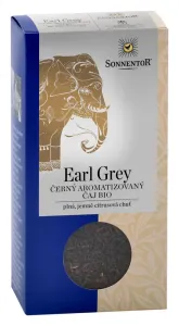 BIO černý čaj, Sonnentor Vybraný Earl Grey, sypaný, 90 g