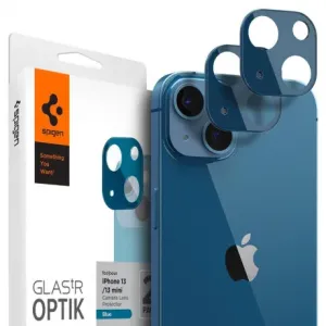 Zaštitno staklo Spigen tR Optik 2 Pack, blue - iPhone 13/13 mini (AGL04037)