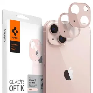 Spigen Optik.Tr 2x zaštitno staklo za kameru za iPhone 13 / 13 mini, ružičasta