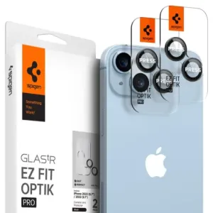 Spigen Optik.Tr 2x zaštitno staklo za kameru za iPhone 14/14 Plus, crno
