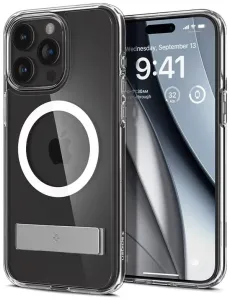 Maska Spigen Ultra Hybrid S MagSafe, crystal clear - iPhone 15 Pro Max (ACS06583)