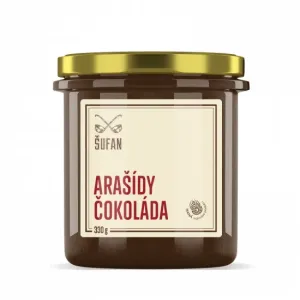 Ořechové máslo, Šufan Arašídy - čokoláda, 330 g