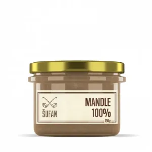 Ořechové máslo, Šufan Mandle 100%, 190 g #411944