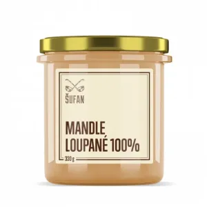 Ořechové máslo, Šufan Mandle 100%, 330 g
